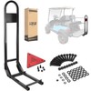 10L0L Universal Golf Cart Rear Safety Grab Bar Compatible with