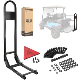 10L0L Universal Golf Cart Rear Safety Grab Bar Compatible with for Yamaha Club Car EZGO (2+2) /(4+2) Passenger Golf Cart