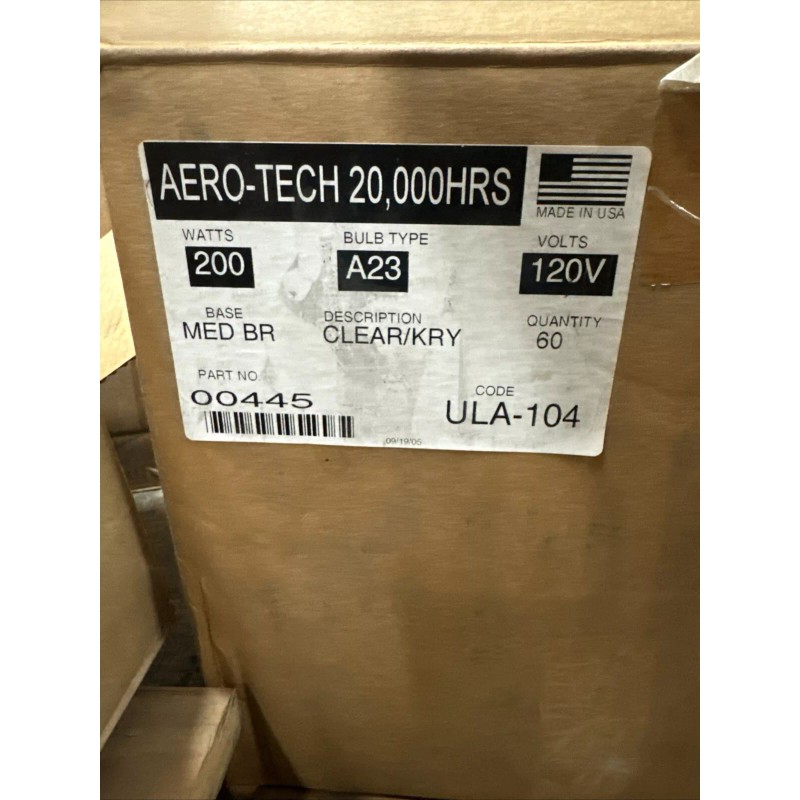 Aero Tech 200A23/CL 20,000hr ULA-104 AERO-TECH #00445 A23 200 Watts