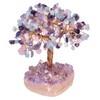 mookaitedecor Natural Rose Quartz & Aquamarine & Amethyst Crystal Tree
