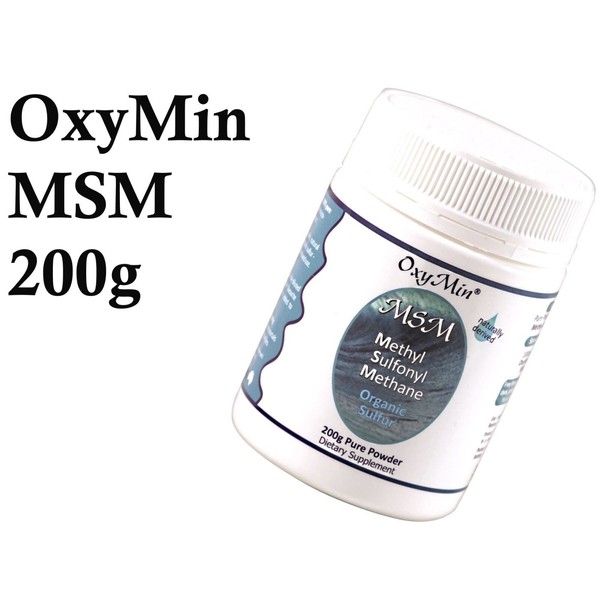 1 x 200g OXYMIN MSM ( Biological / Pure Organic sulfur Sulphur Powder )