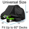 Outdoor Zero-Turn Mower Cover,Zero Turn Cover,Universal Fit Lawn Mower Covers,Zero