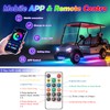 Golf Cart Underglow Led Light Kit,IP67 Waterproof/Sync to Music/Mobile Control/4