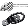 10PACK D Rings Tie Down Anchors Hooks,1/4" Heavy Duty Trailer