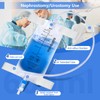 3-Pack Nephrostomy Urine Drainage Bags (600ml) – Transparent Leg Bag