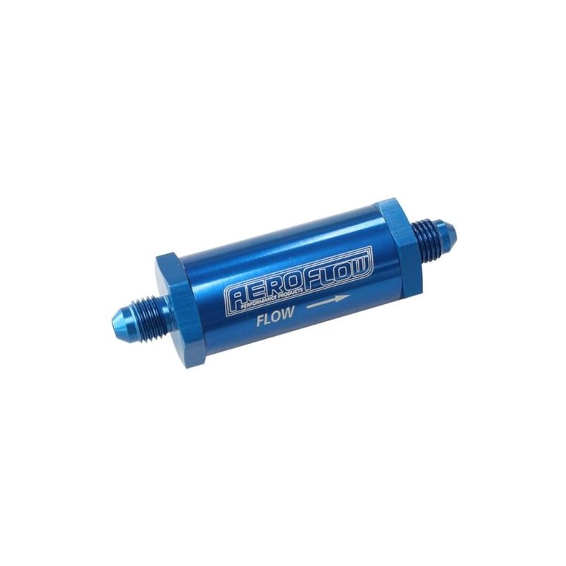 Aeroflow AF607-04 -4an Inline Fuel & Oil Filter Blue 30