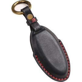 smasol Delica Mini Aura Key Cover, Serena, Key Case, Notebook, Key Cover, Lukes, KICKS, Nissan, Mitsubishi, Smart Key Case, Genuine Leather Key Case, Serena, Late C27, Smart Key Cover, Black (4