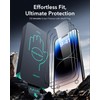 ESR ESR 3 Pack 9H+ Glass for iPhone 14 Pro Screen Protector, [Military Grade Shatterproof & Longest Durable] Full Coverage Tempered Glass with Updated Easy Installation Tool
