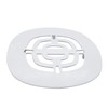 Westbrass A316-50 4-1/2" OD Brass Snap-in Shower Strainer Grid Drain
