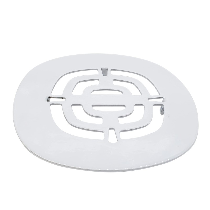 Westbrass A316-50 4-1/2" OD Brass Snap-in Shower Strainer Grid Drain
