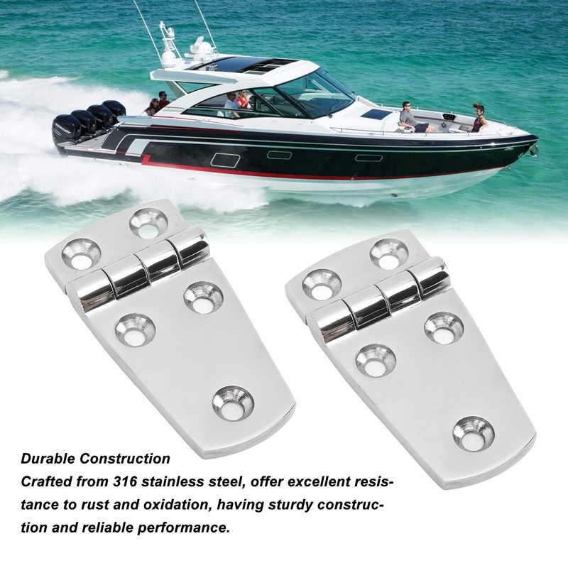 4Pcs Boat Hatch Hinge 316 Stainless Steel Rust Proof Sturdy