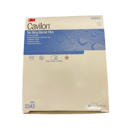 Box of 50 x 3M Cavilon No Sting Barrier Film Wipes 0.75 mL