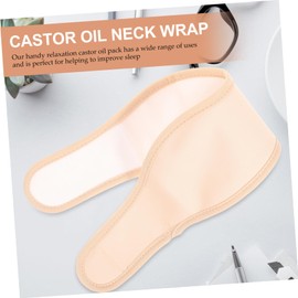 Beavorty Castor Oil Pack Wrap Organic Castor Oil Pack Comfortable and Easy to Use Neck