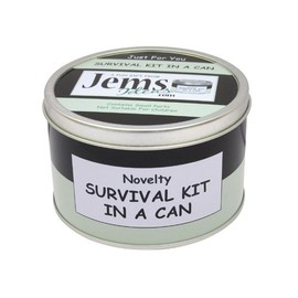 Survival Kit In A Can Lustiges Geschenk für Paten – Humorvoller Patenvater, Patentante, Dankeschön, Taufe, Namenstag, Geburtstag oder Weihnachten, alles in einem Geschenk und Karte erhältlich