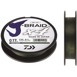 Daiwa J-Braid X4 270m Dark Green 0.10mm