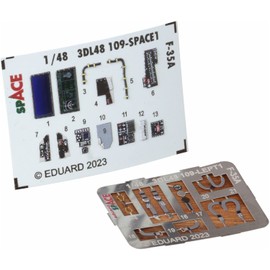 Eduard EDU3DL48109 1/48 Space Rocky Martin F-35A Lightning 2 Interior 3D Decal Etched Parts Set (For Tamiya) Plastic Model Decal
