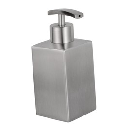 ABOOFAN Stainless Steel Liquid Soap Dispenser Pump Bottle for Lotion Dish Soap Aromatherapy Modern Countertop Accessory for Kitchen Bathroom