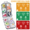 10 Grids Pill Cases Small Pill Organizer Box Weekly Travel
