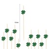 ENLACE Lucky Clover Cocktail Skewers, Pack of 100, Finger Food