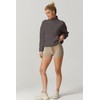 QINSEN Women Polar Fleece Sweatshirt Half Zip Long Sleeve Cozy
