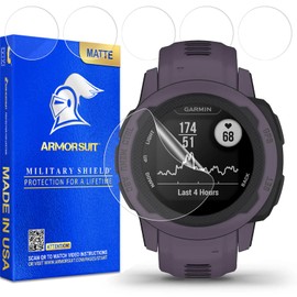 ArmorSuit 6 Pack for Garmin Instinct 2S Solar (40mm) Anti-Glare Screen Protector MilitaryShield Matte Film - Made in USA