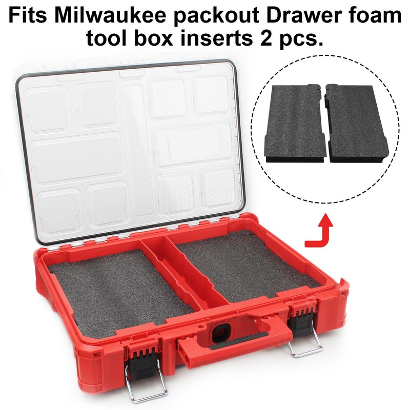 48-22-8430 Packout foam inserts for Milwaukee packout Drawer foam tool