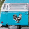 Extra Large 460mm 'Proud Rooster' Permanent Sticker Decal for Cars/Windows/Bins/Walls