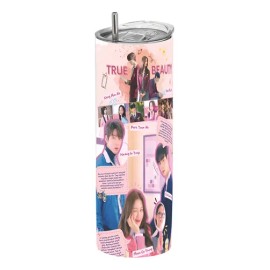 Termo Skinny Café 20 Oz K-drama True Beauty #40