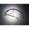 Hazuki Loupe Magnifier Glasses Blue Light 35% Eyeglasses Cut (Red,