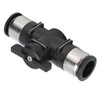 Push To Connect Straight Union Ball Valve Quick Release Pneumatic