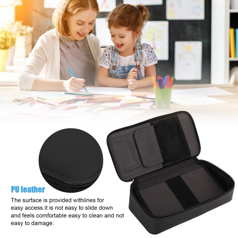 Pencil Bag Large Capacity Convenient Storage Portable Comfortable Hand Feel