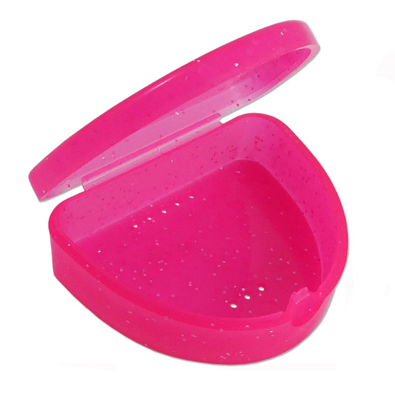 Slim Orthodontic Dental Case x 2 - Colour & Glitter