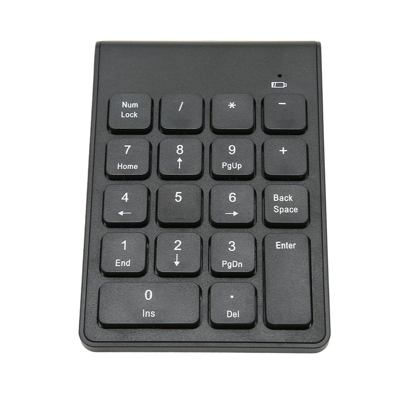 2.4G Wireless Numeric Keypad Chocolate Keys Plug and Play 18