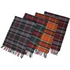 Men's Wool Scarf Winter Scarf Warm Checked Fashionable Multicoloured Wool