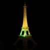 GARASANI 10" Colorful Eiffel Tower Lighting Desk Bedroom Decoration LED