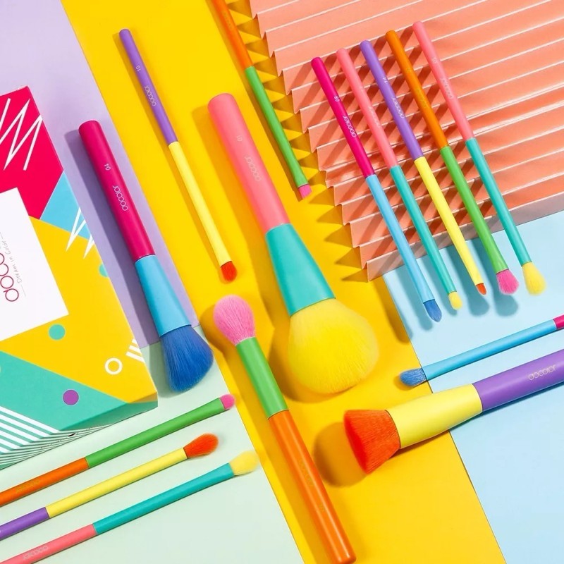 Docolor Brochas De Maquillaje Docolor Oficial, Juego De 15 Piezas