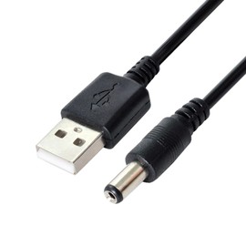 chenyang USB 2.0 to DC 5V 5.5x2.1mm Power Plug Barrel Connector Charge Cable 100cm