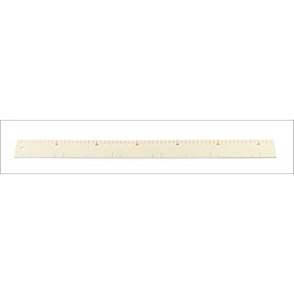 Hobby baker, baking ruler made of plastic, length: 64 cm, ruler for cutting and dividing sheet cakes, dough and much more.
