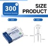 300pcs Clear Push pins for Bulletin Board Thumb Tacks for