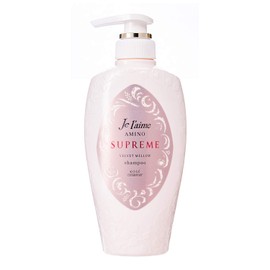 KOSE Je L'aime Amino Supreme Shampoo (Velvet Mellow), Moisturizing, Smooth, Main Unit, 16.9 fl oz (500 ml), Rose & Jasmine Scent), 16.9 fl oz (500 ml) (x 1)