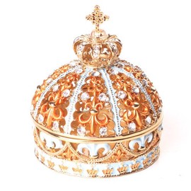 < Blue Crown > Pierce Jewelry Box Jewelry Box