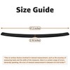 Rear Spoiler Wing Compatible with 2009 2010 2011 2012 2013