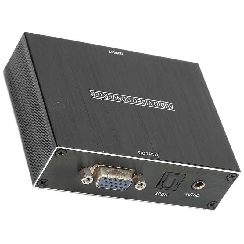 ANQM615 HD Multimedia Interface to VGA Optical SPDIF Converter Adapter