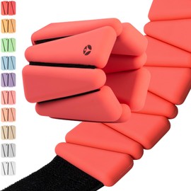 OmWeights - Wrist and Ankle Weights for Women and Men | Elevate Your Workouts With Weighed Bangles | Cardio, Yoga, and Pilates Ankle Weights For Women and Men | Adjustable Leg and Arm Weights 1lb Each