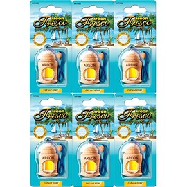 AREON Fresco Car Air Freshener Tortuga 4 Milliliters Multi Pack Of 6