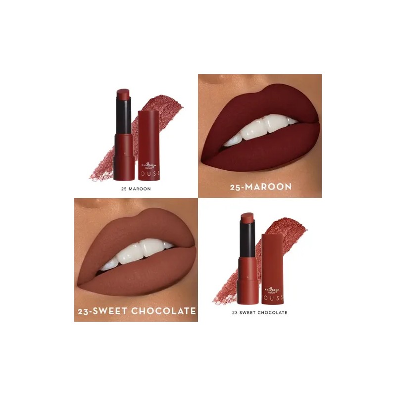 Lip Combo Labial Matte Barra Delineador Italia Deluxe