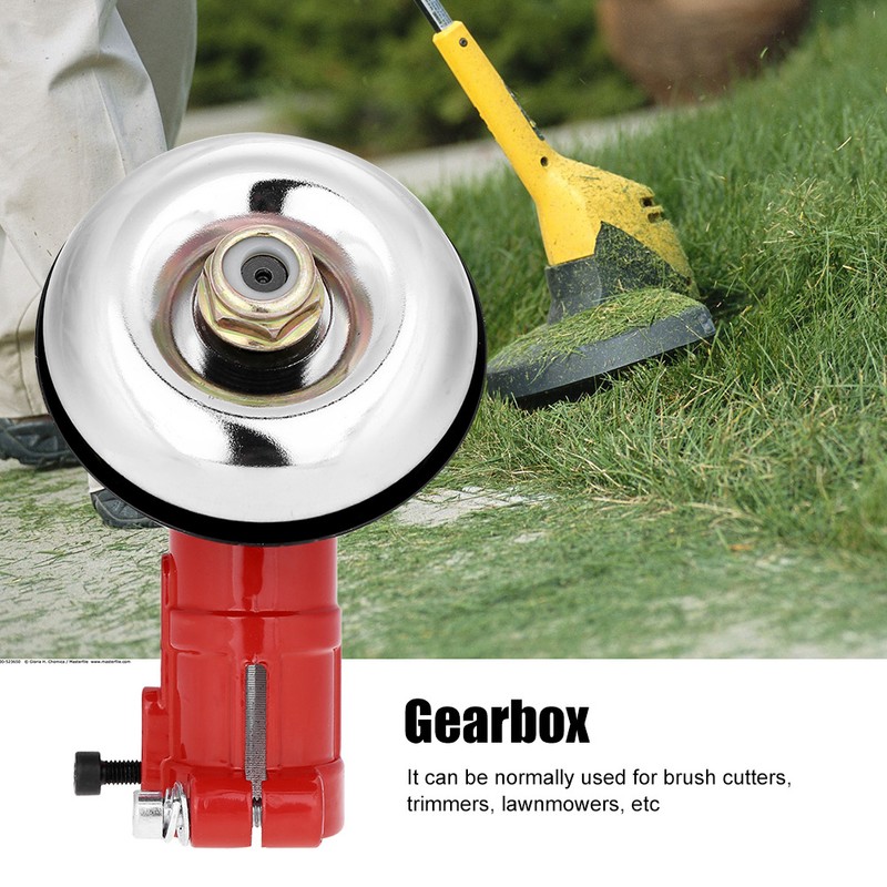 1pc Brush Cutter Trimmer Replace Gear Head Red Gearhead Gearbox