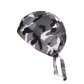 HQRKOTM 1 Piece Bandana Men's Headscarf Men's Fashionable Bandana Cap UV Protection Head Scarf Biker Hat Pirate Scarf Headscarf Neck Scarf Tube Scarf Bike Scarf Headband Cycling, a