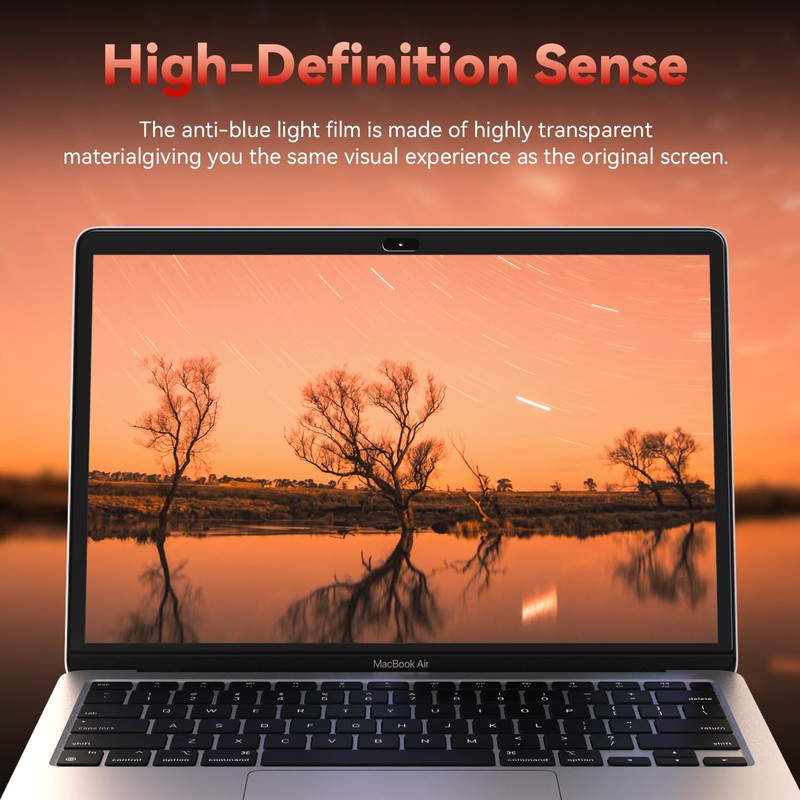 2 Pack Anti Blue Light Screen Protector Compatible with MacBook