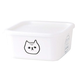 Nakajima 19-456538 PFF NECO Square Stocker, XS White, Approx. 15.9 fl oz (450 ml) (Made in Japan)